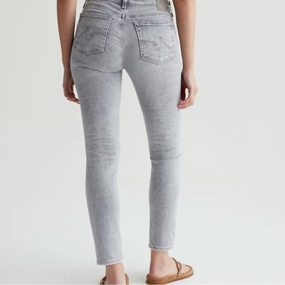 AG Prima Ankle Cigarette Leg Jeans in Overcast Moonwash Size 32 - Picture 4 of 13